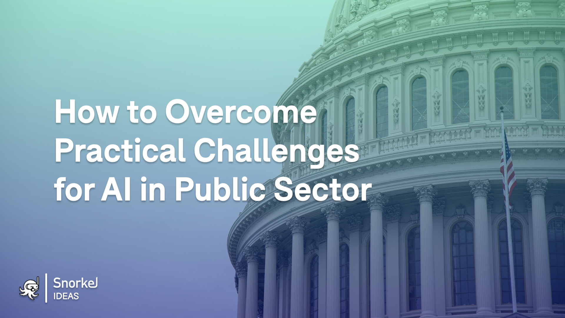 How to Overcome Practical Challenges for AI in Public Sector