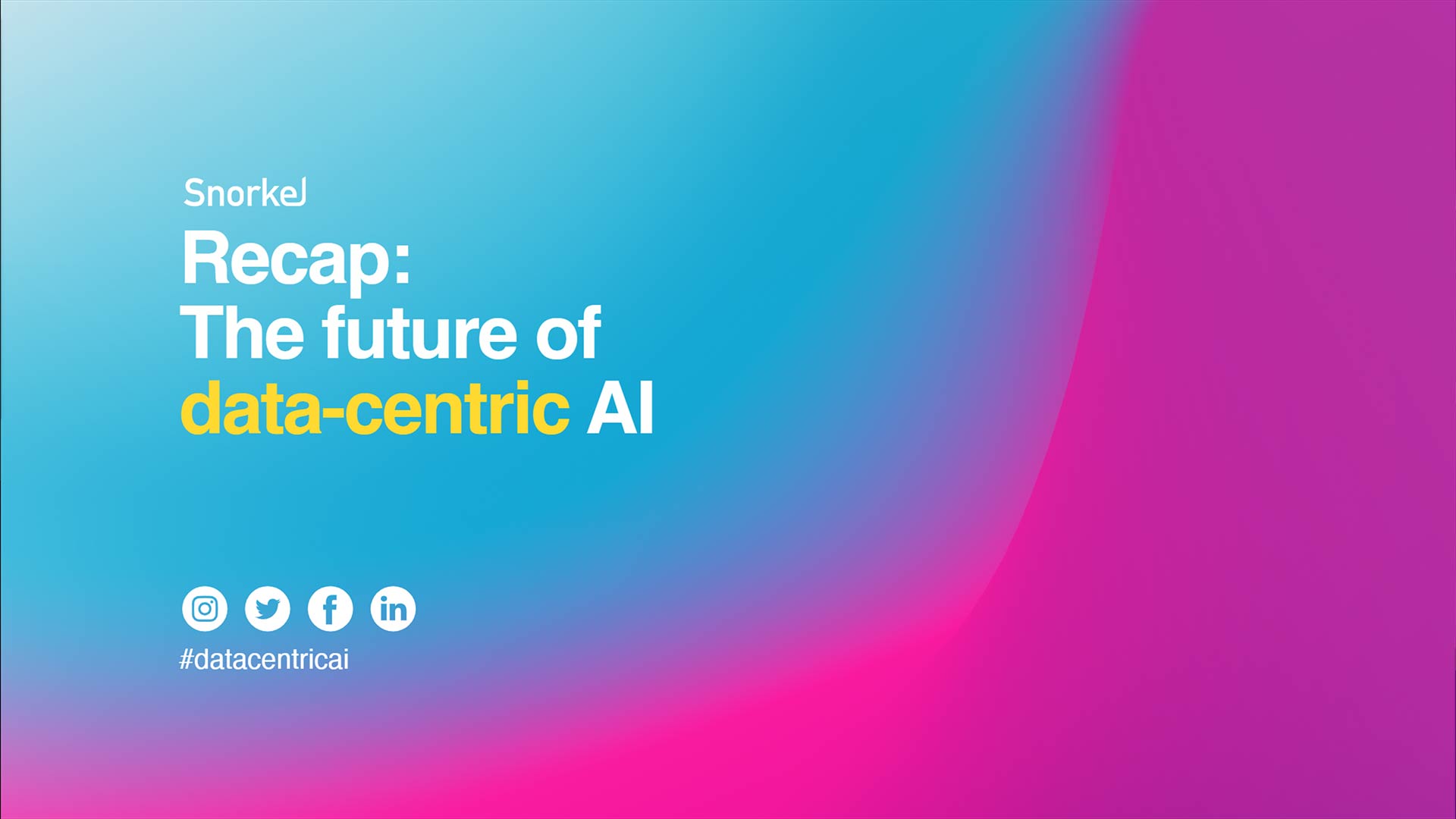 The Future of Data-Centric AI Event Recap